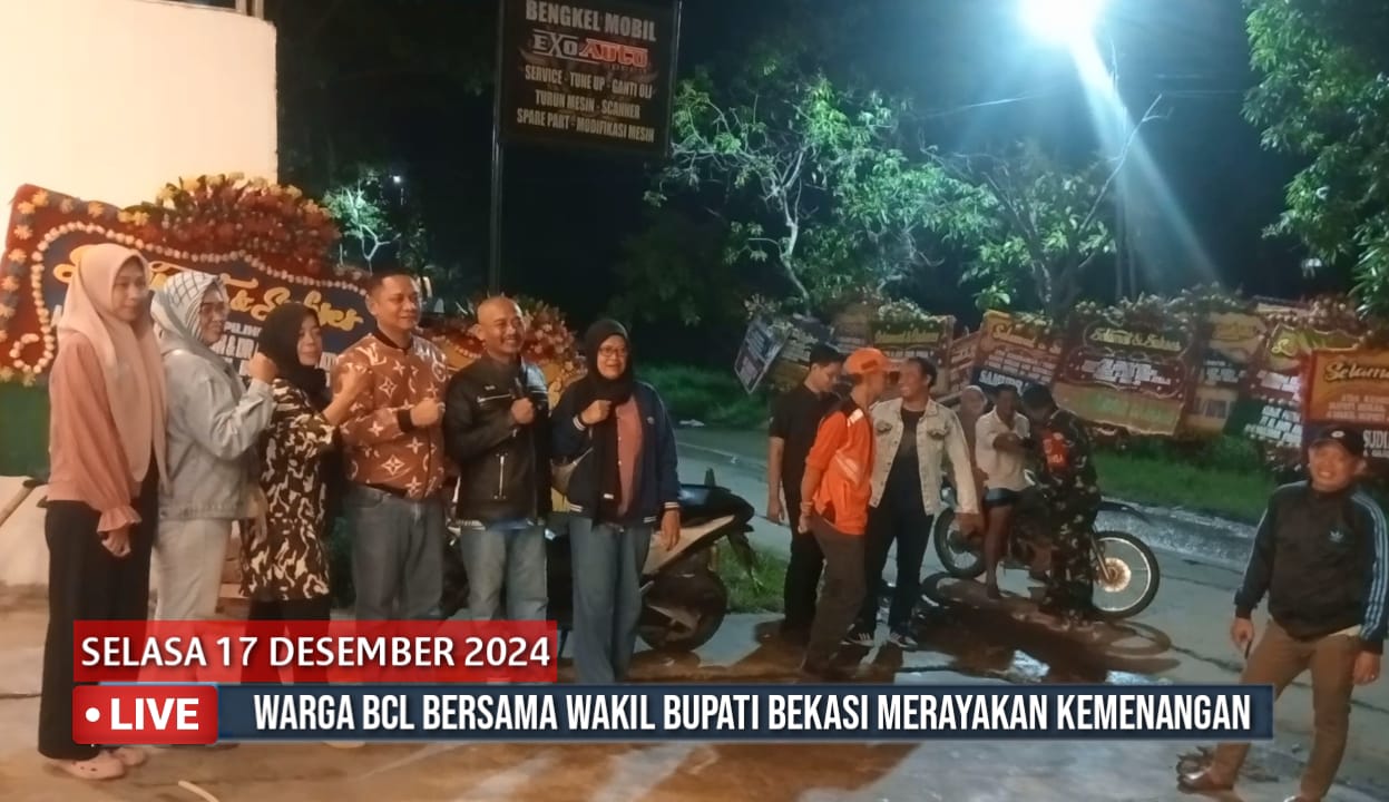 Rayakan Kemenangan Pilkada Bekasi di Kediaman Wabup Terpilih dr.Asep Suryaatmaja