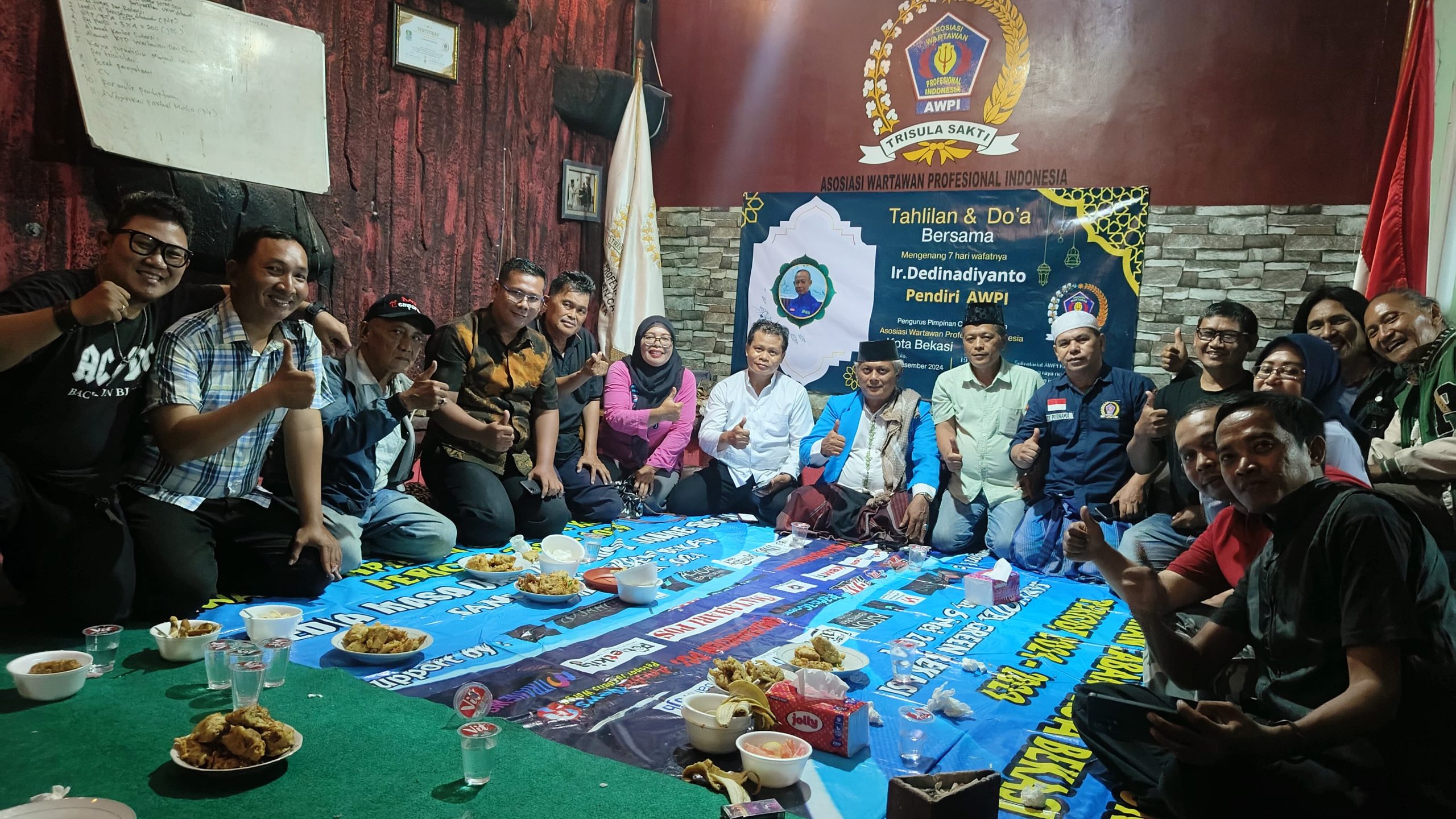 AWPI Kota Bekasi Gelar Acara Tahlil Mengenang Almarhum Dedi Nadiyanto Pendiri AWPI
