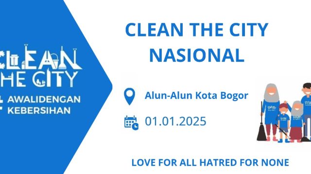 Awali 2025, Ratusan Relawan Clean The City Bogor Raya Siap Lakukan Aksi Kebersihan