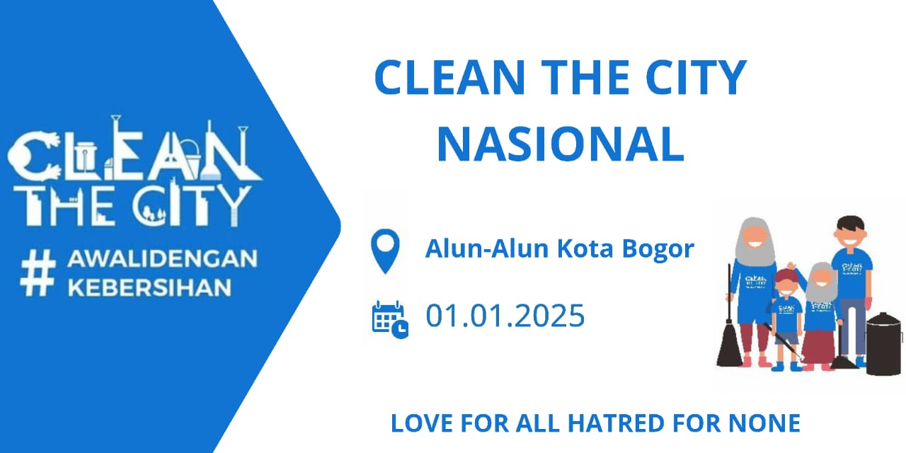 Awali 2025, Ratusan Relawan Clean The City Bogor Raya Siap Lakukan Aksi Kebersihan