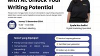 Mengulas Tips dan Trik Copywriting Dengan AI, Maxy Academy Mengundang Digital Marketing Spesialis Dalam Freeday Class