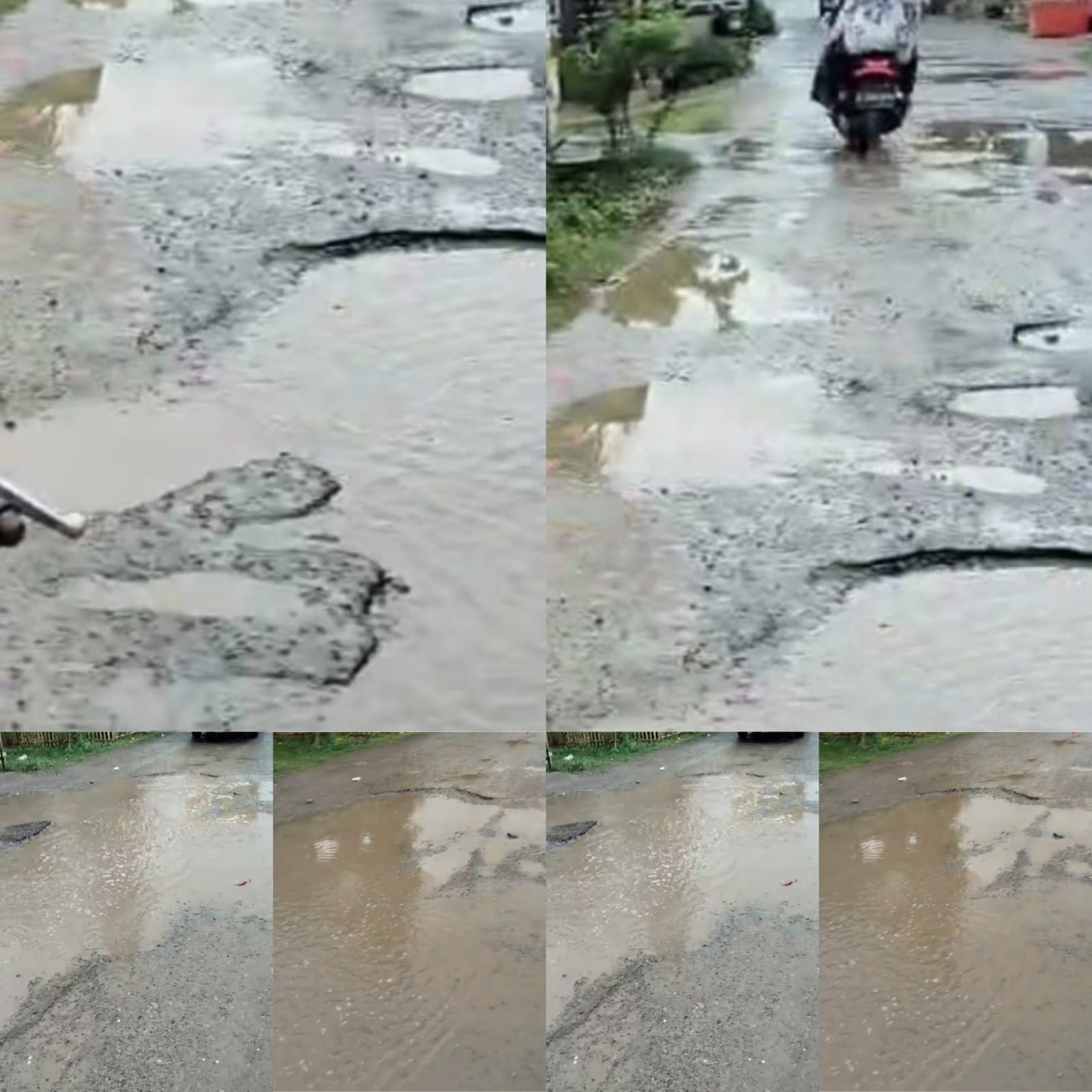 Ruas Jalan Raya Muaragembong Rusak Parah Butuh Perhatian Pemkab Bekasi
