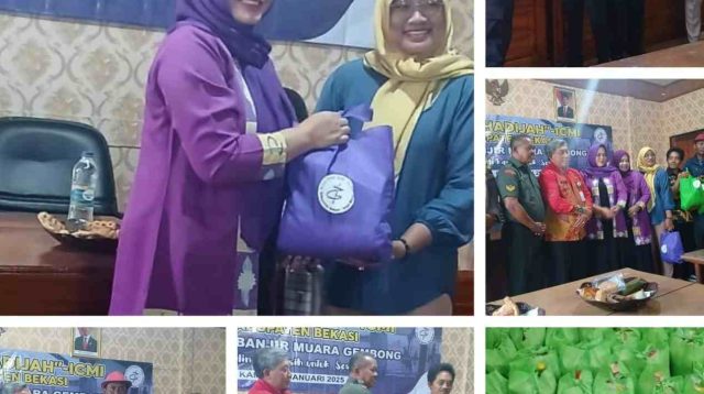 Liburan Tahun Baru 2025, Alisa Khadijah ICMI Kabupaten Bekasi Berbagi Kepada Masyarakat Muaragembong