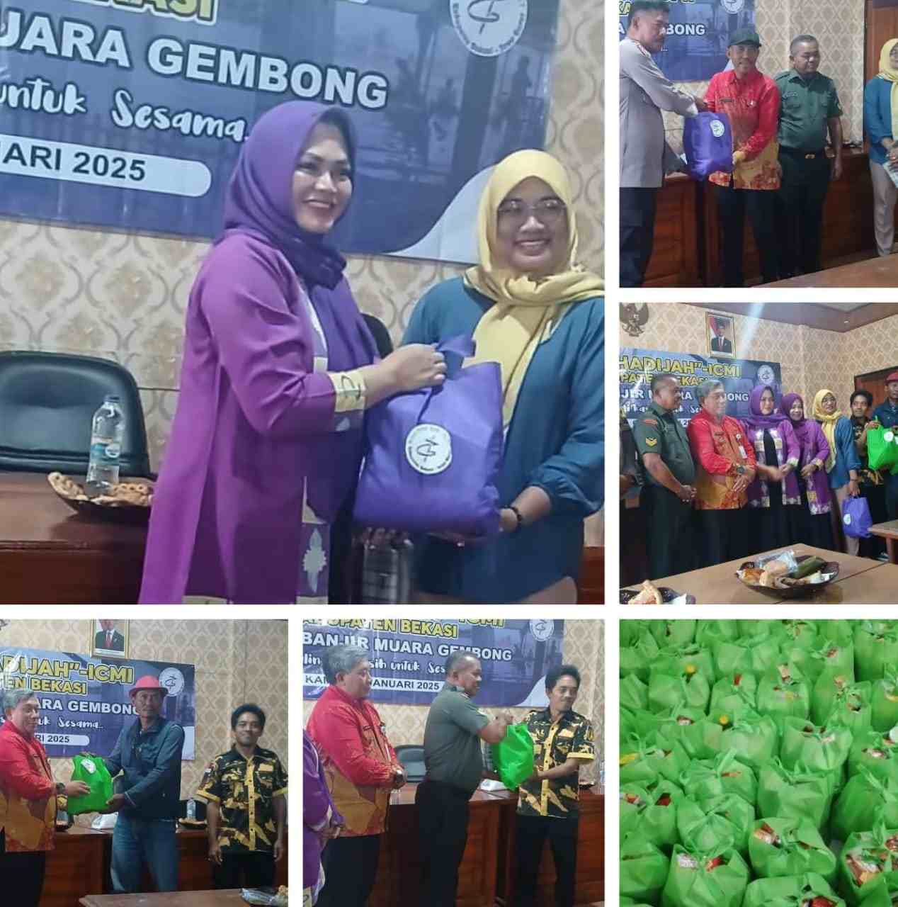 Liburan Tahun Baru 2025, Alisa Khadijah ICMI Kabupaten Bekasi Berbagi Kepada Masyarakat Muaragembong