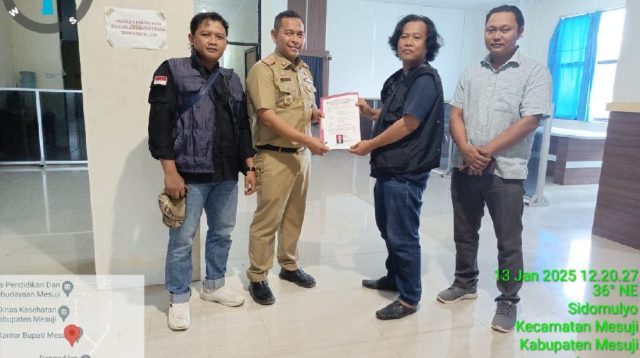 Laporkan Keberadaan DPC LSM MAUNG Kabupaten Mesuji di Kesbangpol, Ketum DPP Beri Apresiasi