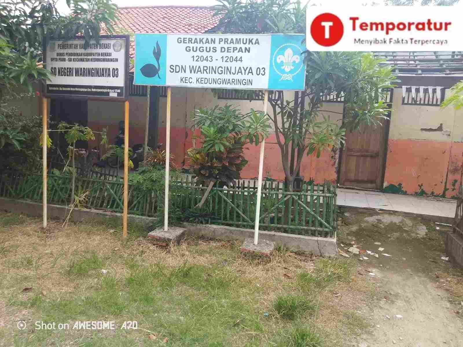Bangunan Gedung SDN 03 Waringin Jaya Butuh Perhatian Renovasi
