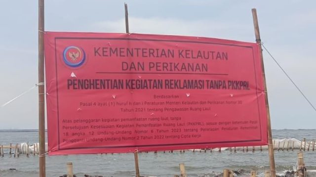 Proyek Pagar Laut di Tarumajaya Disegel Kementerian Kelautan dan Perikanan, Kuasa Hukum PT. TRPN Akan Mengadu ke DPR RI