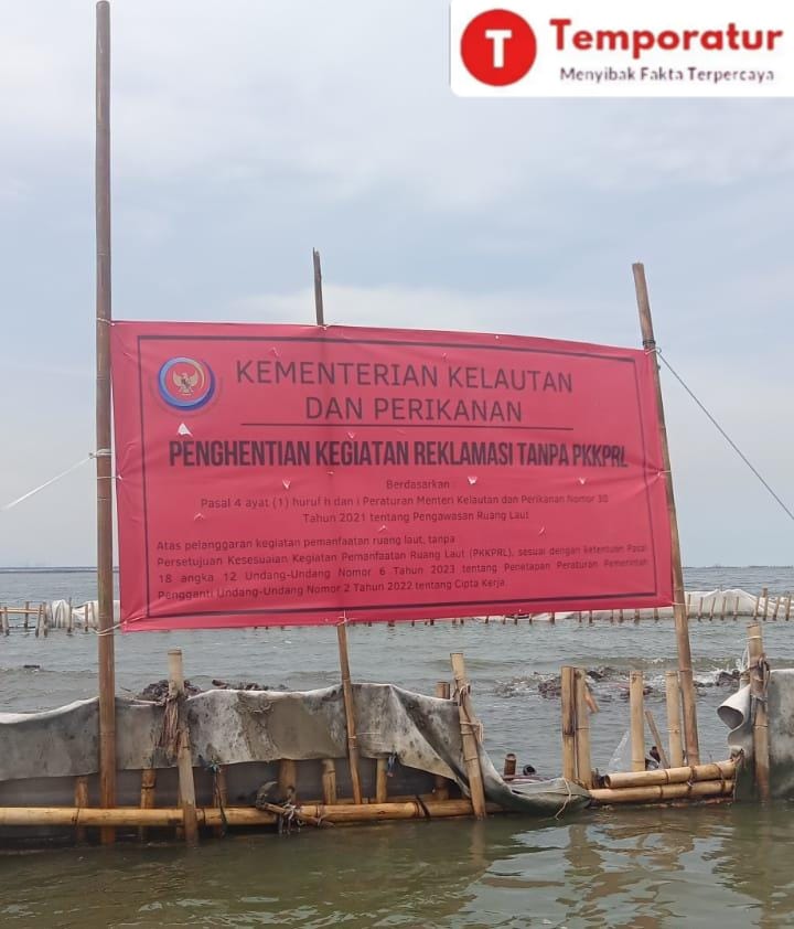 Proyek Pagar Laut di Tarumajaya Disegel Kementerian Kelautan dan Perikanan, Kuasa Hukum PT. TRPN Akan Mengadu ke DPR RI