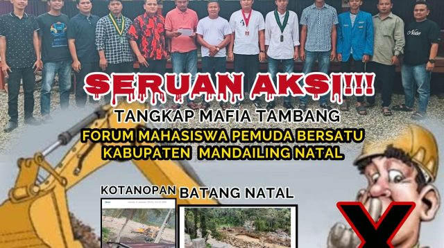 PETI makin marak, besok FPMB Madina ‘Geruduk” Mapolres Madina