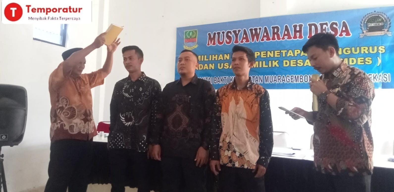 Sumpah Pengurus BUMDes Desa Pantai Bakti: Fokus pada Kemajuan Desa