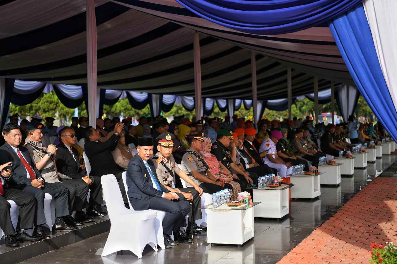 Bey Machmudin Hadiri Upacara Sertijab  Dankoharmatau dan Komandan Kopasgat