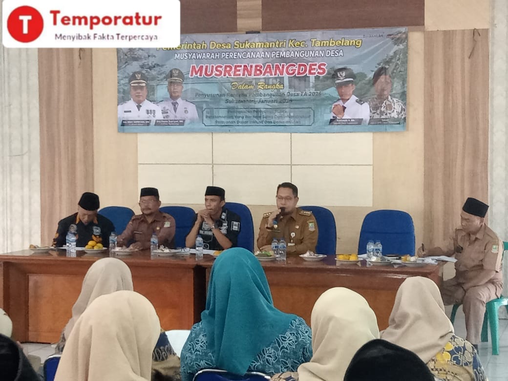 Desa Sukamantri Gelar Musrembangdes 2025 Prioritaskan SOR dan Jembatan