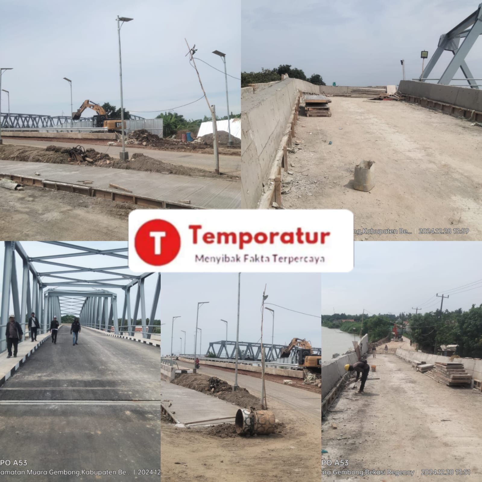 Kompi : Pembangunan Jembatan Muaragembong Oprit Beresiko Bahayakan Pengguna Jalan