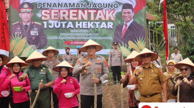 Pj Bupati Lampung Barat Luncurkan Program 1 Juta Hektar Penanaman Jagung