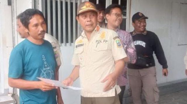 SATPOL PP Kecamatan Karang Bahagia Monitoring Home Indrustri 
