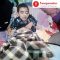 Keterangan foto : M.Ilham (14) tahun anak yang menderita penyakit Meningitis Tubercolosis dan gizi buruk di Perumahan BCL Cikarang Utara Kabupaten Bekasi. Ft : AS