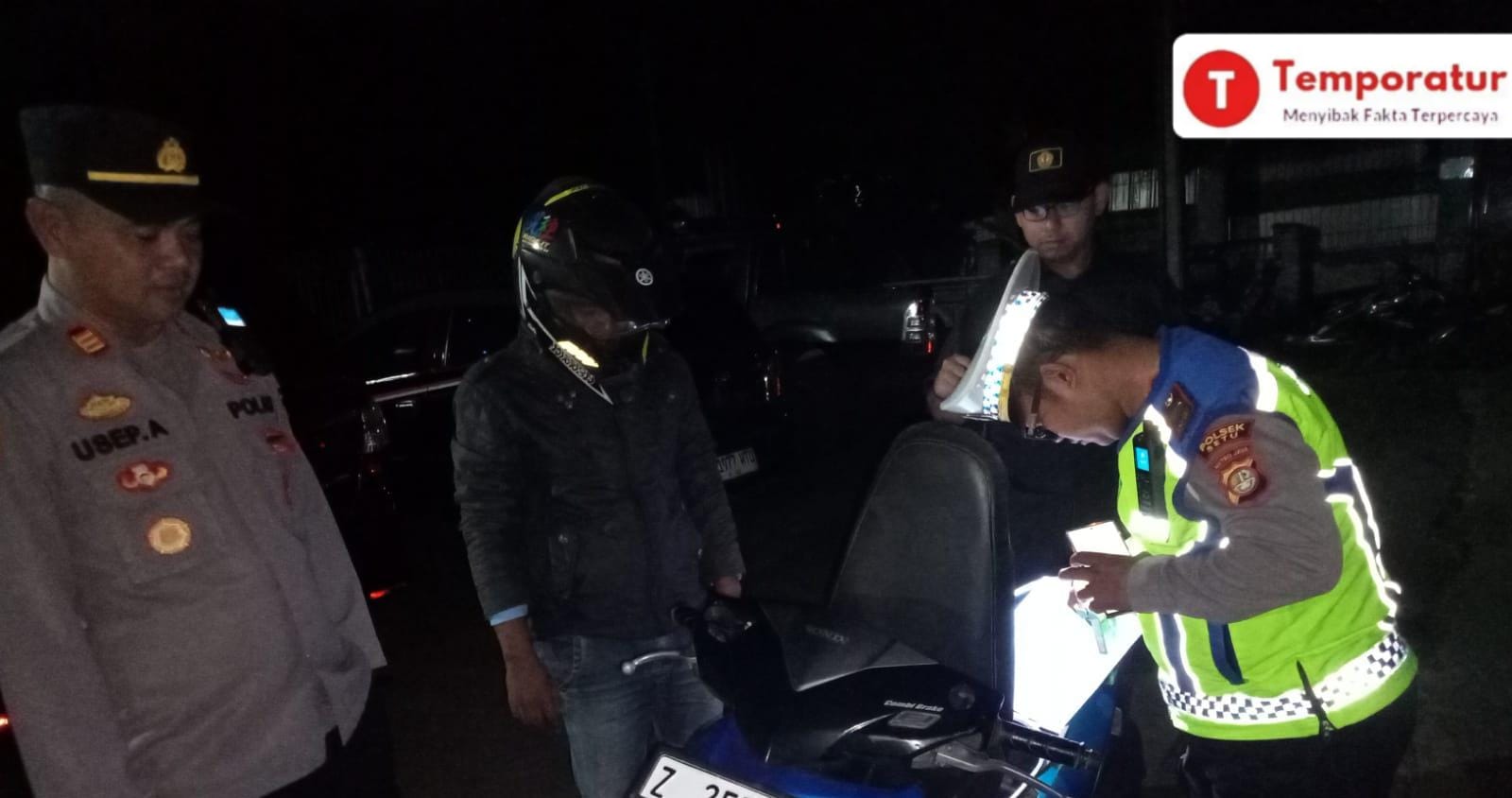 Kapolsek Setu gelar Operasi Kejahatan Jalanan dan Patroli Biru di Titik Rawan Kriminalitas