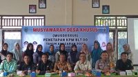Pemerintah Desa Muara Dua Gelar Musdessus, Untuk Penetapan KPM BLT DD Tahun Anggaran 2025