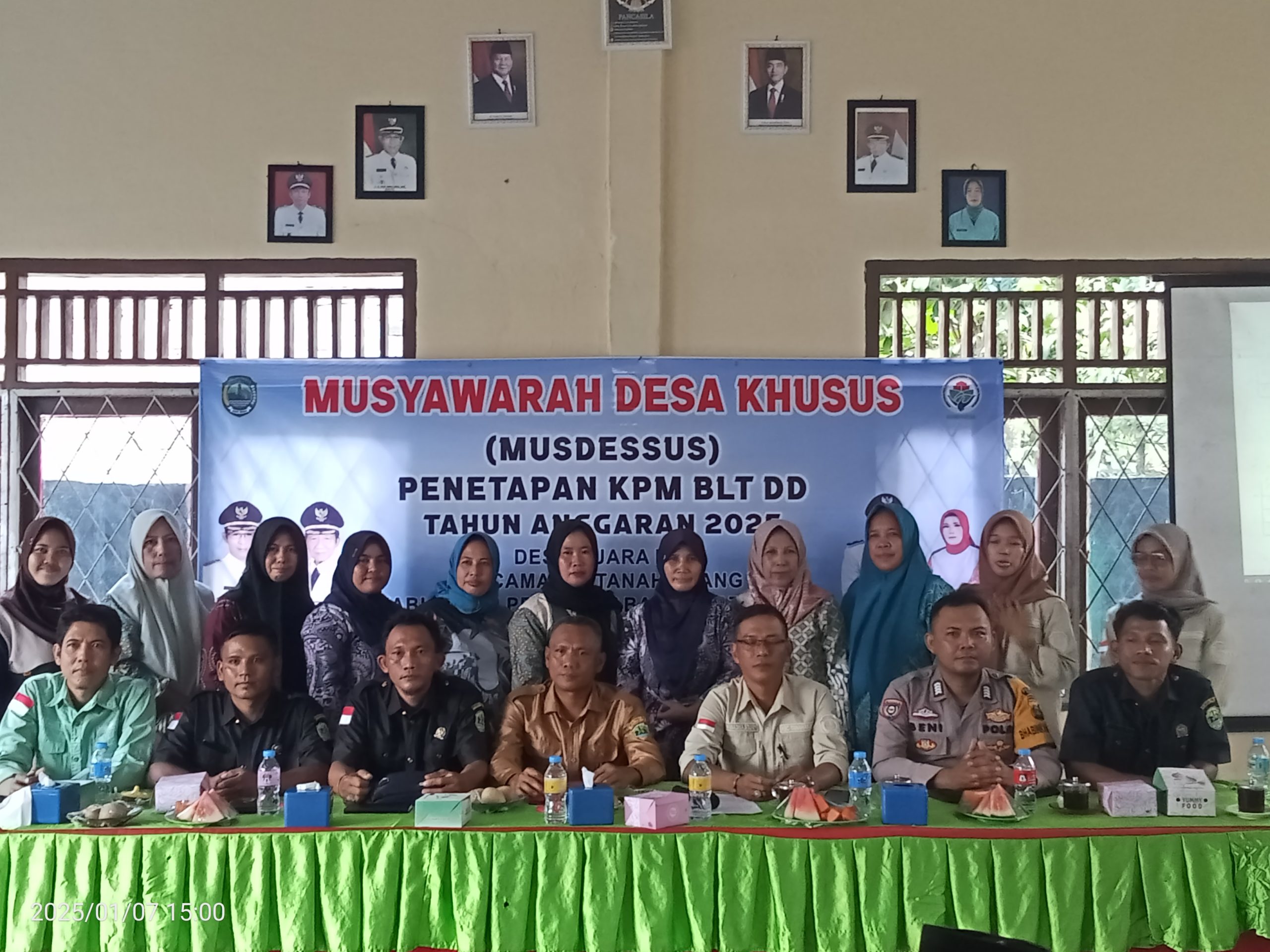 Pemerintah Desa Muara Dua Gelar Musdessus, Untuk Penetapan KPM BLT DD Tahun Anggaran 2025