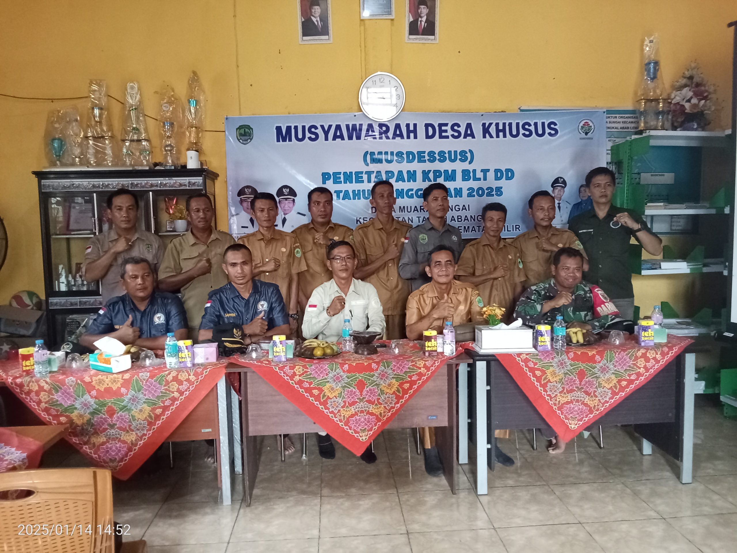 Pemerintah Desa Muara Sungai Gelar Acara MUSDESSUS Dalam Rangka Menetapkan KPM BLT DD Tahun Anggaran 2025