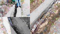 Miris Proyek Pekerjaan Fisik Dana Desa Karangsentosa Asal jadi dan Tanpa Papan Nama