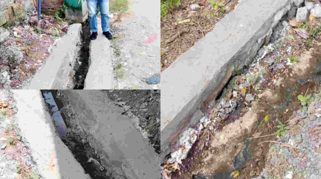 Miris Proyek Pekerjaan Fisik Dana Desa Karangsentosa Asal jadi dan Tanpa Papan Nama
