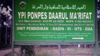 Diduga Semakin Merebak Korupsi Dana BOS SMA Daarul Ma’rifat Rp 85 Juta