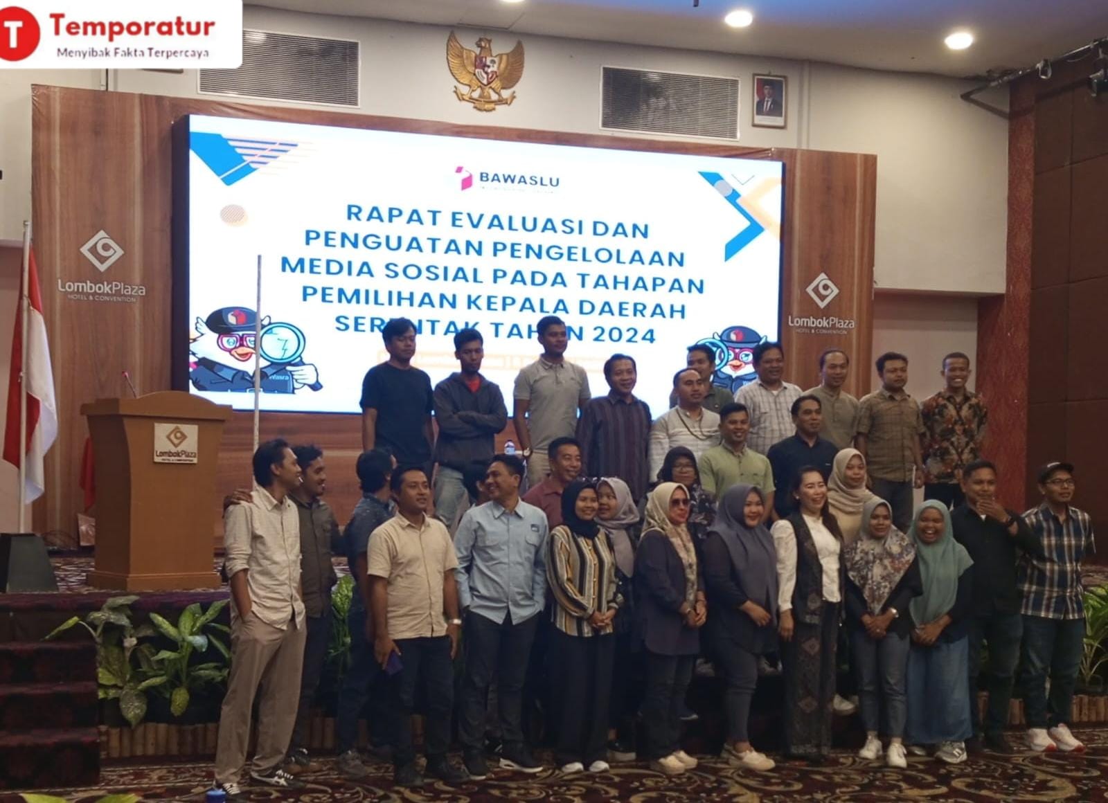Bawaslu NTB Gelar Rapat Evaluasi Koordinasi dan Penguatan Pengelolaan Mesos di Pilkada 2024