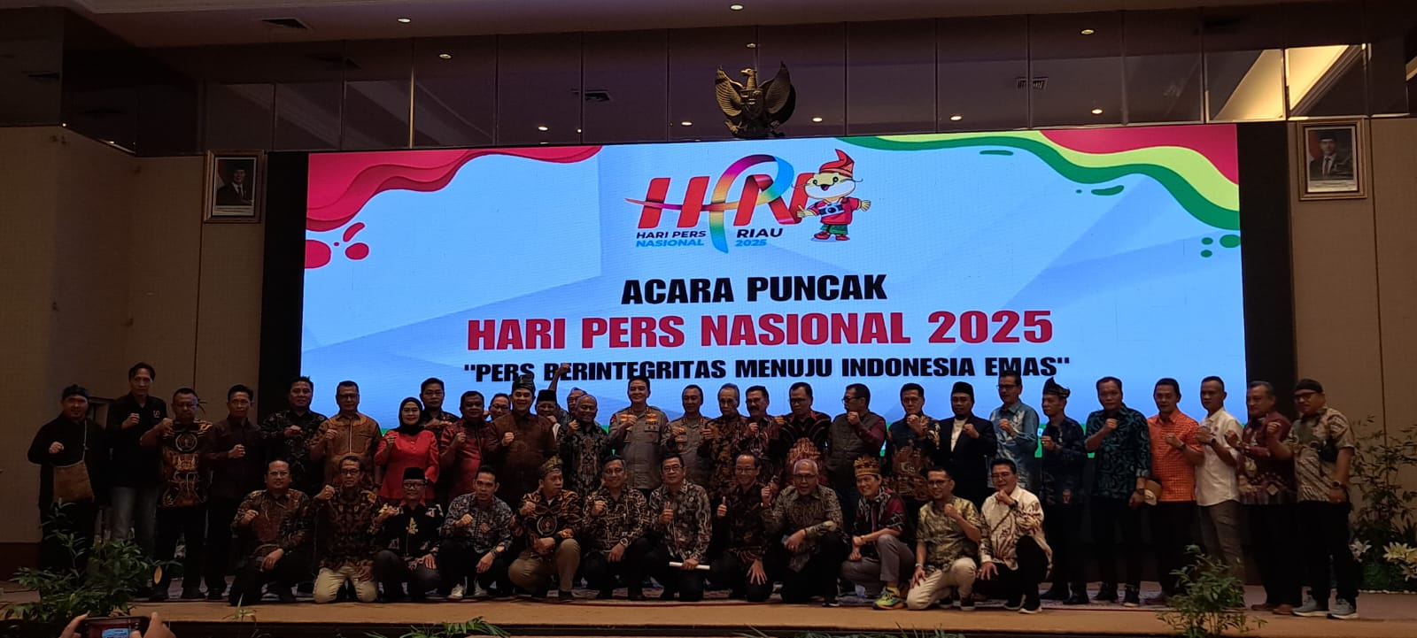 HPN 2025 RIAU Sarasehan Nasional Media Massa: Reservasi Jurnalisme Sebagai Pilar Demokrasi Digital