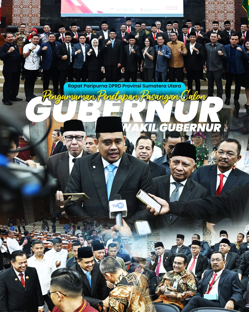 Sah! Bobby Nasution – Surya Resmi Jadi Gubernur Dan Wagub Sumut, Pelantikan 20 Febuari 2025