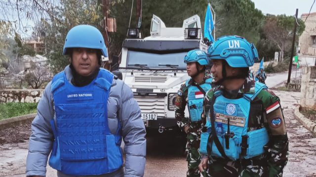 Satgas Indobatt XXIII-R Laksanakan Foot Patrol di Lebanon Selatan, Wujudkan Stabilitas dan Implementasi Resolusi DK PBB 1701