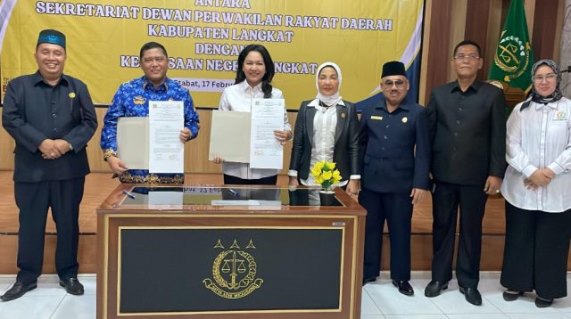 Sekretariat DPRD Langkat Jalin Kerja Sama dengan Kajari Langkat untuk Penanganan Perdata dan Tata Usaha Negara