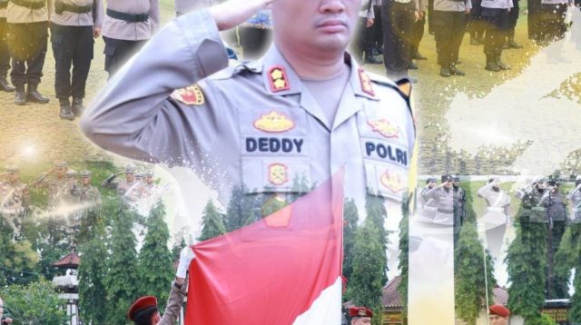 Polres Lampung Utara Gelar Upacara Rutin Hari Kesadaran Nasional