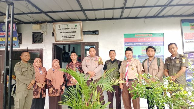 Hadiri Rakord Rekayasa Lalin, Bhabinkamtibmas Kelurahan Wanasari Polsek Cikarang Barat Sampaikan Solusi dan Himbauan