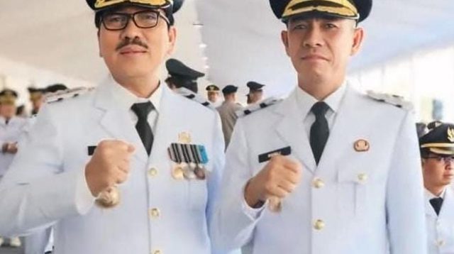 Presiden Republik Indonesia, Prabowo Subianto Secara Resmi Melantik Dr.Ir, Hamartoni Ahadiz dan Romli S.Kom sebagai bupati Dan wakil bupati periode 2025.2030