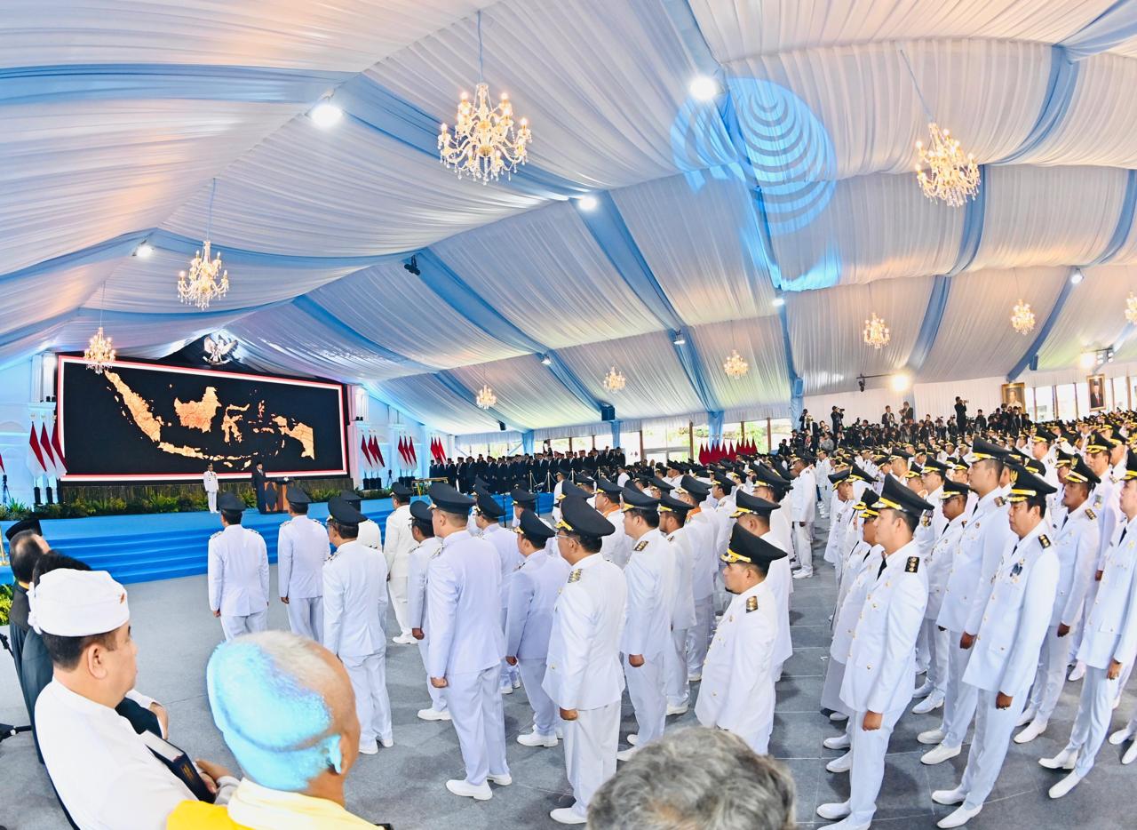 Resmi Dilantik Presden Prabowo&nbsp; di Jakarta, Bupati dan Wakil Bupati Lebong Azhari-Bambang Siap Bekerja dan Nyalakan Perubahan