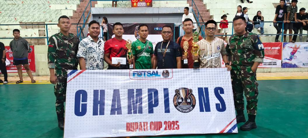 AFK Lampung Utara Sukseskan Turnamen Futsal Bupati Cup Tahun 2025.