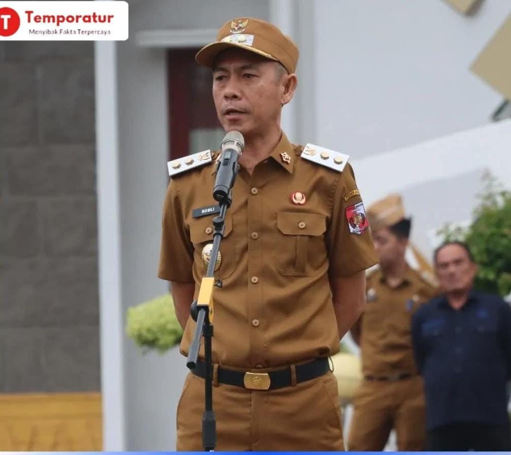 Wabup Lampura Pimpin Apel Pagi di Pemkab Lampung Utara 