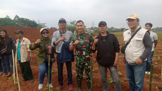 Jalin Sinergitas, Wartawan Depok Gandeng Kodim 0508 Dalam Ketahanan Pangan Nasional
