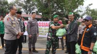 Menyambut Bulan Suci Rahmadan, Polres Langkat Gelar Baksos Polri Persisi Bersama Mahasiswa