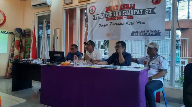 IKA Smapat Alumni 1987 Gelar Raker, Muchlis Nawa Sampaikan Apresiasi