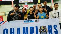 Keberhasilan Pelatih Adam Smith, S.Pd,SMKN.3 Penerbangan Raih Juara I Futsal Bupati CUP 2025