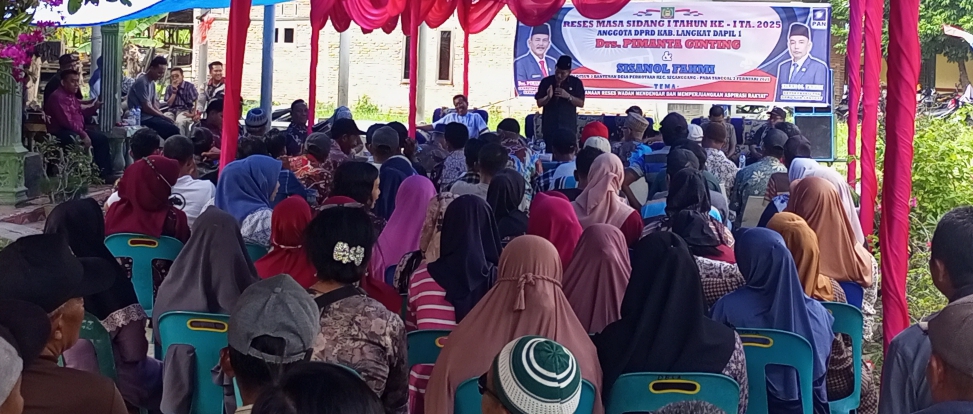 2 Anggota DPRD Kabupaten Langkat Laksanakan Reses Bersama Jemput Aspirasi Masyarakat Desa Perkotaan