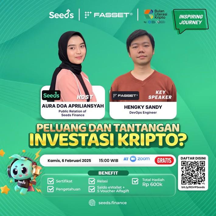 Fasset dan SEEDS Finance Ajak Masyarakat Pahami Investasi Kripto