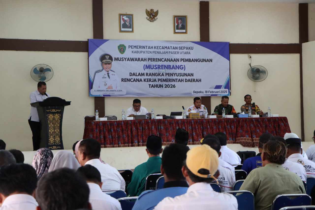 Kecamatan Sepaku Gelar Musrembang, Dalam Rangka Penyusunan RKPD Tahun 2026
