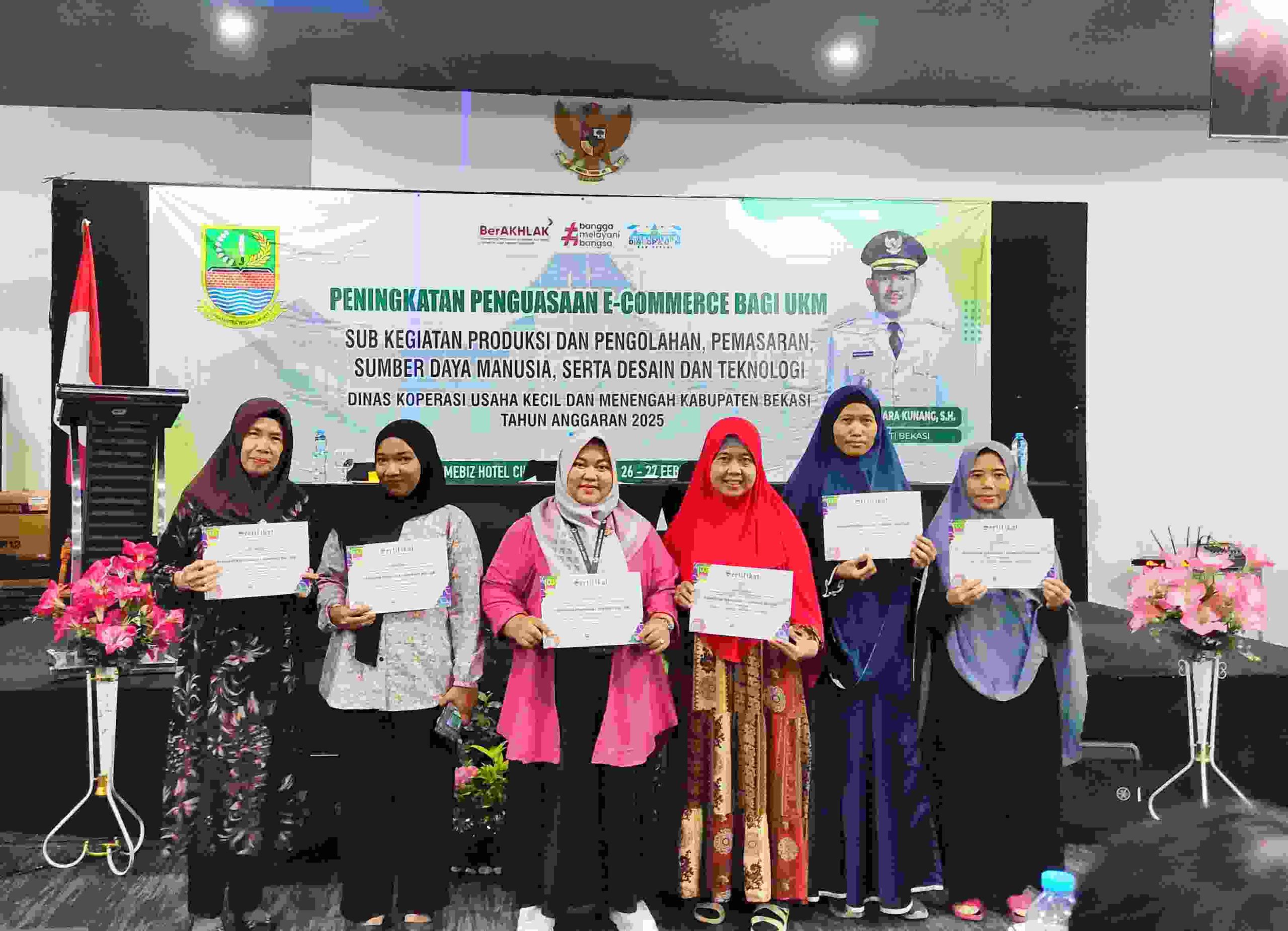 Meningkatkan Penguasaan E-Commerce Bagi Pelaku UKM, Dinkop Kabupaten Bekasi Gelar Bimtek