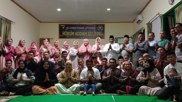Tingkatkan Keimanan dan Kebersamaan Kundan XII/Tpr Berserta Jajaran Buka Puasa Bersama