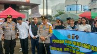 Kapolres Pagaralam Bersama Jajaran dan Awak Media Berbagi Takjil, Tebar Kepedulian di Bulan Ramadan