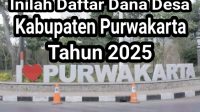 Inilah Daftar Dana Desa 2025 di Kabupaten Purwakarta