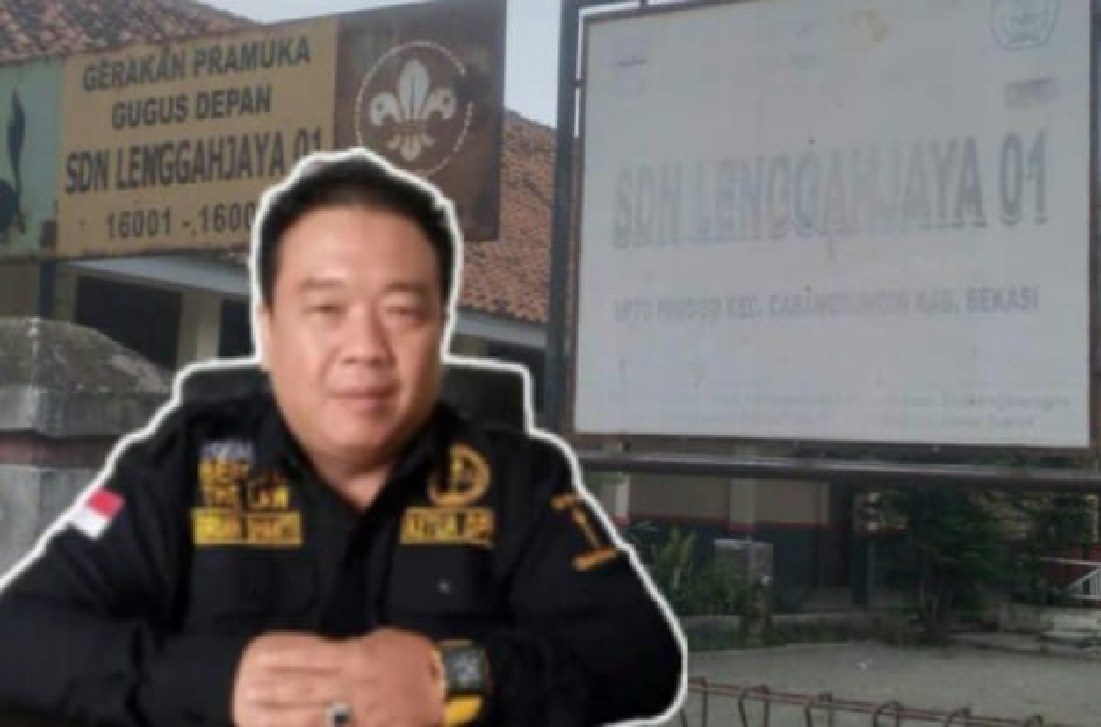 Ketua Umum DPP LSM GADA SAKTI NUSANTARA ( GANAS ) Geram Dengan Pekerjaan Pemeliharaan Utilitas SDN Lenggahjaya 01. Pakai Bahan Yang Tidak Berkualitas